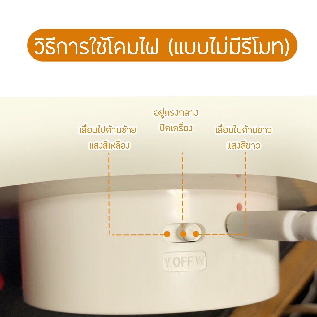 Specialthing โคมไฟตั้งโต๊ะ LED ไร้สาย หัวเตียง ห้องนอน รูปที่ 7