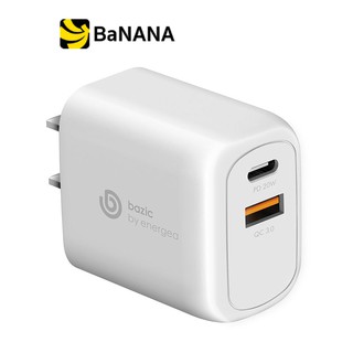BAZIC Wall USB Charger 1 USB-A / 1 USB-C (PD20W/US) GO PORT White อะแดปเตอร์ by Banana IT