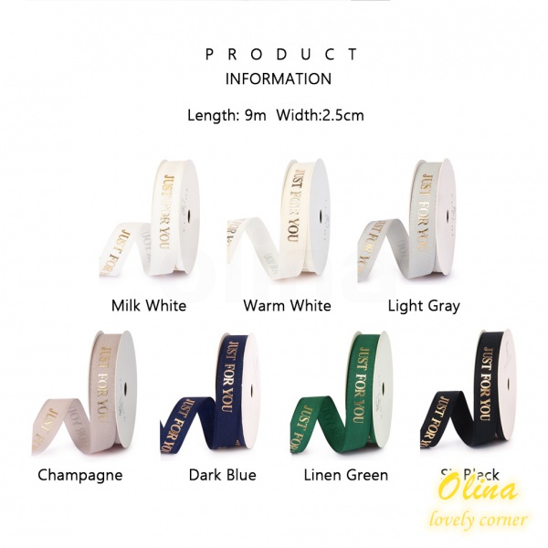 ริบบิ้นผ้าซาติน กว้าง 16 มม. ยาว 9.1 ม. ต่อม้วน สําหรับตกแต่งกล่องเค้ก