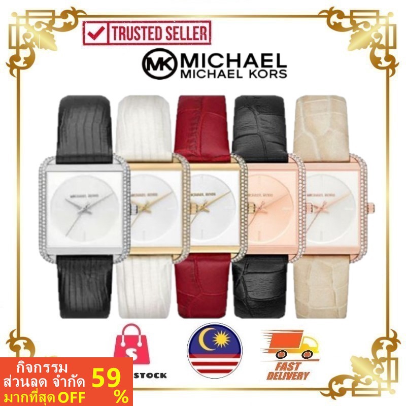 [ของแท้] Michael Kors Lake ผลึกของผู้หญิงนาฬิกา MK2583 MK2600 MK2623 MK2611 MK2610 MK-141