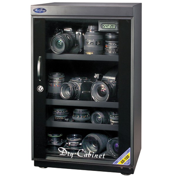 Huitong ตู้กันชื้น รุ่น AD-100N จอแสดงผลดิจิตอล ขนาดความจุ 100 ลิตร - สีดำ