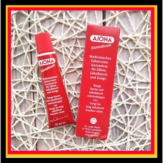 ยาสีฟัน เยอรมัน แท้ เข้มข้นมาก AJONA Stomaticum 25 ml (ขนาดปกติ)