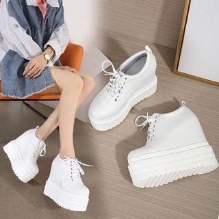 (C63)รองเท้าหนัง สูง15cm/6นิ้ว (ขาว,ดำ) Sz.34-39 **❥𝓟𝓻𝓮-𝓞𝓻𝓭𝓮𝓻