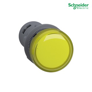 Schneider Electric - Pilot Lamp ไพลอตแลมป์ ,ขนาด 22mm, สีเหลือง, แรงดันไฟเลี้ยง 380/400 VAC_XA2EVQ8LC ที่ร้าน PlugOn