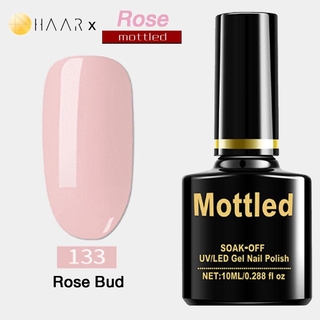 ยาทาเล็บ เจล Gel Nail Polish HAAR x Mottled Rose Tone โทน โรส กุหลาบ สี ชมพู ส้ม โอรส ม่วง จัดจำหน่ายโดย HAAR Distrib...