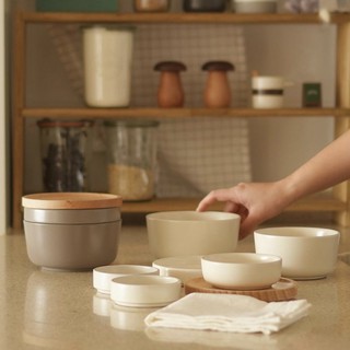 [Modori] Ceramic Modular Dish Set / ชุดจาน ชาม เซรามิก มินิมอล