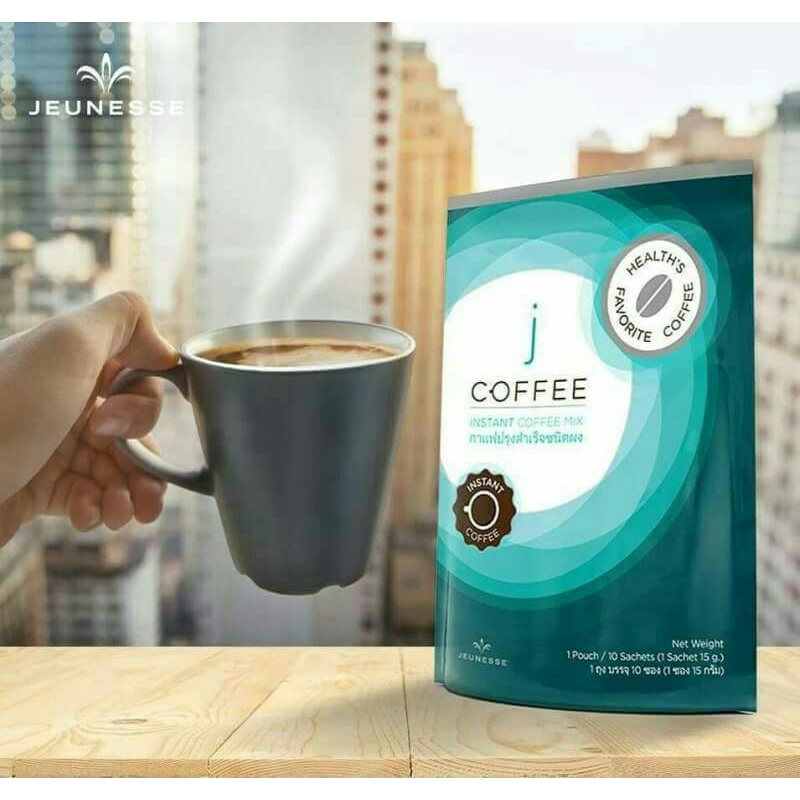 JCoffee กาแฟ คอลลาเจน กาแฟลดไขมัน เพื่อสุขภาพ กาแฟลดน้ำหนัก  อร่อย หอม กลมกล่อม 150g (1 ห่อ บรรจุ 10