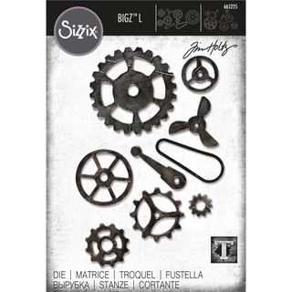 Sizzix Bigz L Die By Tim Holtz : Mechanical