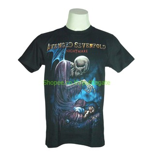 เสื้อวง Avenged Sevenfold เสื้อไซส์ยุโรป อะเว็นจด์เซเวนโฟลด์ A7X PTA1213 เสื้อวินเทจ ลายอมตะ