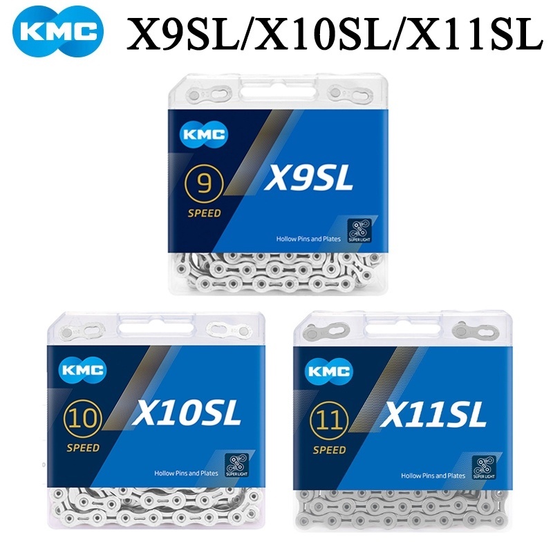 Kmc โซ่ X9SL/X10SL/X11SL 9/10/11 สปีด สําหรับเสือหมอบ MTB Shimano SRAM ของแท้