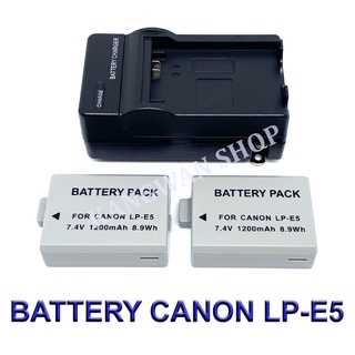 LP-E5 / LPE5 Battery and Charger For Canon EOS Rebel XSi,XS,T1i,450D,500D,1000D,Kiss F/X2/X3