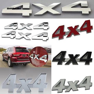 ☼Mooncake☼Car Metal 3D 4x4 Displacement Badge Truck Auto Motor Sticker Decoration Decal