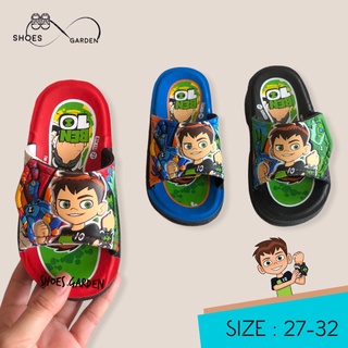 รองเท้าแตะเด็ก Ben 10 ลายลิขสิทธิ์แท้ size 27-32 ((พร้อมส่ง))