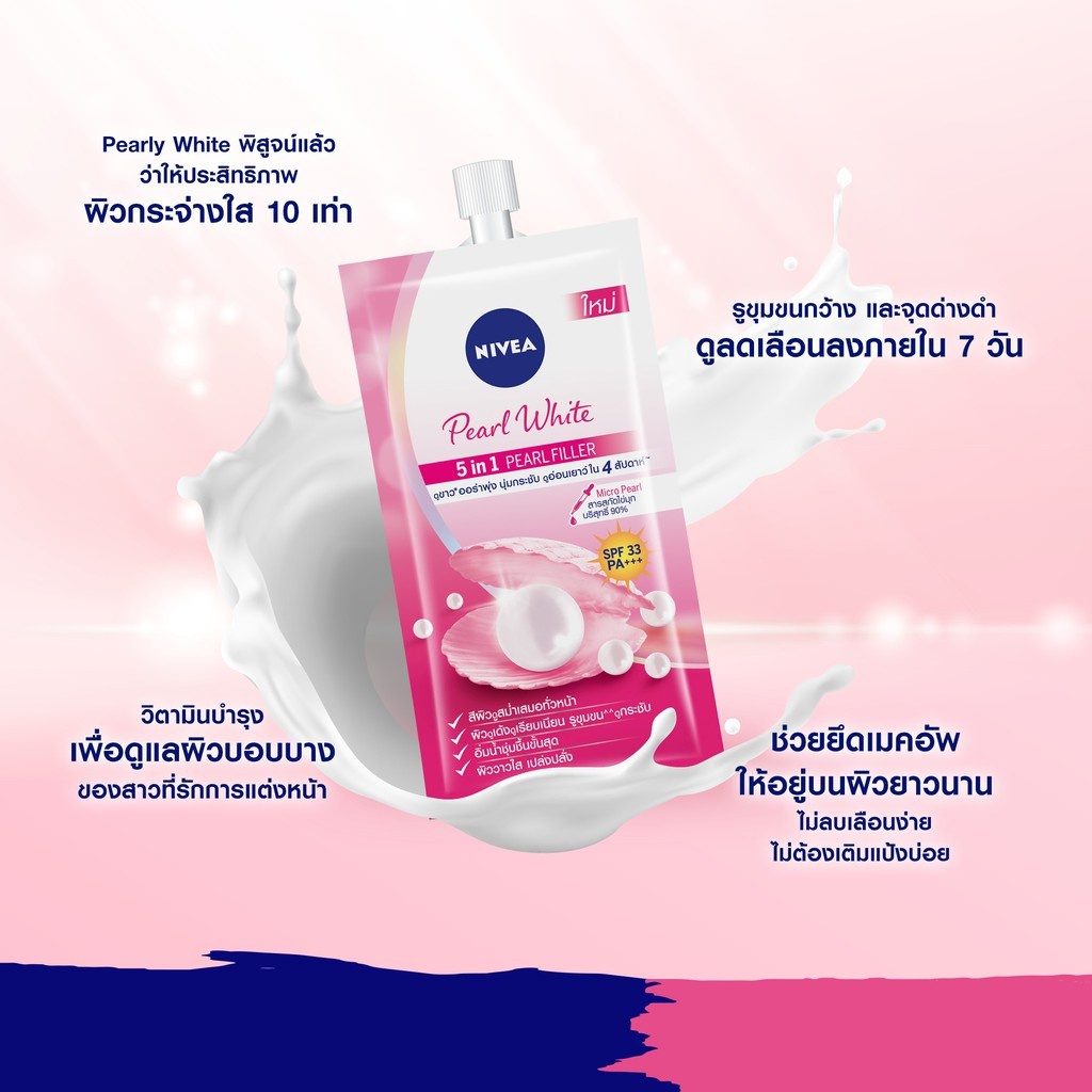 โลชั่นกันแดด NIVEA แบบซอง หลากหลายสูตร