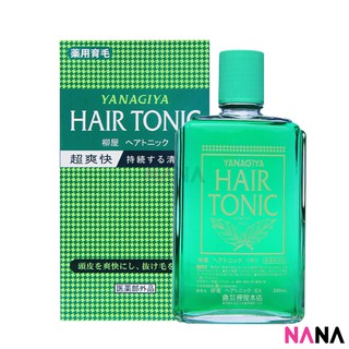 YANAGIYA Hair Medicated Hair Growth Tonic 240ml ผลิตภัณฑ์บำรุงรากผมและหนังศีรษะ