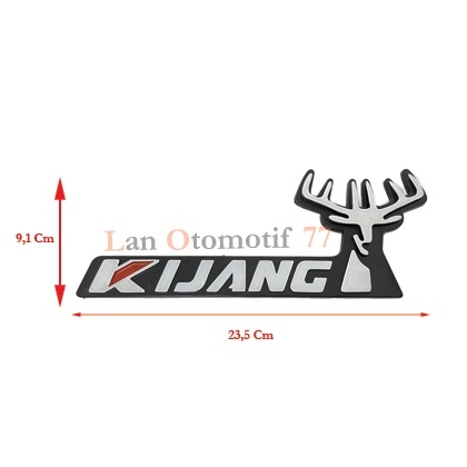 สัญลักษณ์โลโก้รถ Kijang สีขาวสําหรับ Kijang Grand หรือ Kijang Super Rear