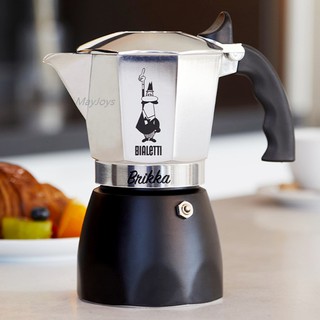 Bialetti Brikka บิเลตติ บริกก้า หม้อต้มกาแฟเอสเพรสโซ่ 2 ถ้วย/4 ถ้วย โมก้าพอทอิตาเลี่ยน   เครื่องชงกาแฟเอสเปรสโซ / จากกรุงโซล ประเทศเกาหลี