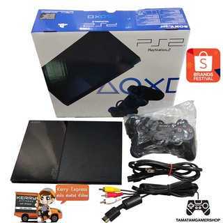 เครื่องเกมps2 slim ของแท้มือ2 รุ่น7/9 ps2แปลงแล้ว เล่นได้ทุกแผ่น Playstation2 เครื่องps2 เพทู ps2 game *รับประกัน1เดือน*