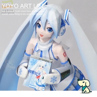 Lora PZ1 โมเดลกระดาษ รูปอนิเมะ Hatsune Miku Snow Hatsune 3d แฮนด์เมด diy zg03