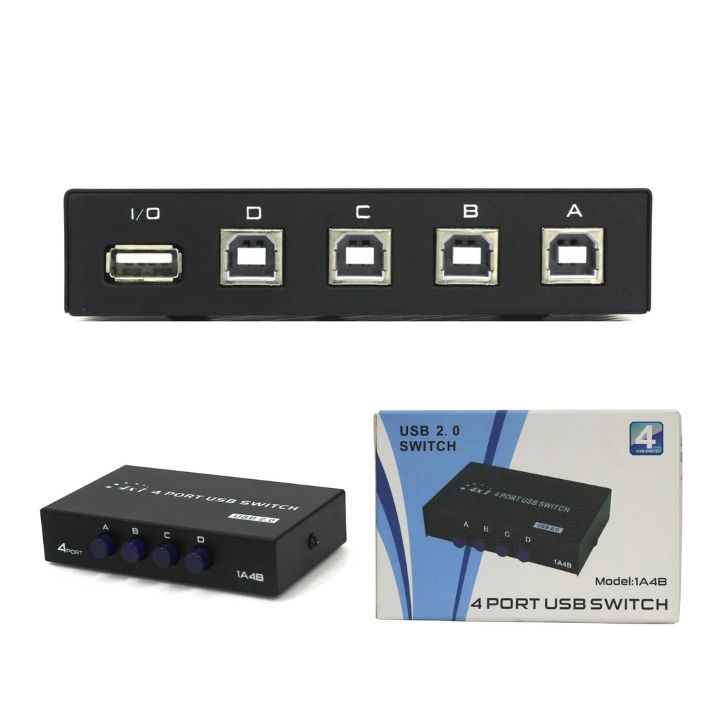 USB2.0 SWITCH 4PORT USB SWITCH 1A4B
