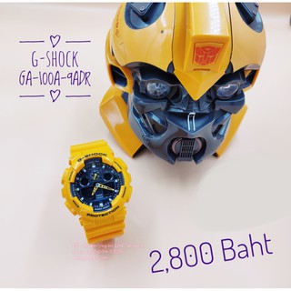 G-SHOCK รุ่น GA-100A-9A นาฬิกาข้อมือ กันน้ำ ดีไซน์สวย มีสไตล์ ทนทาน ใช้งานได้นาน สินค้าคุณภาพ