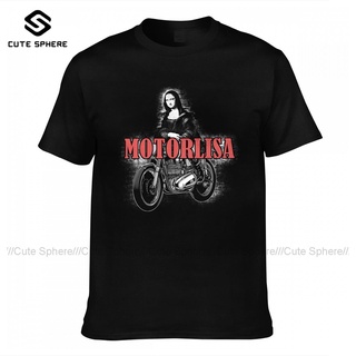 แขนสั้นcrew neckเสื้อยืดแขนสั้นลําลอง พิมพ์ลาย Mona Lisa 100% เข้าได้กับทุกชุด เหมาะกับเดินชายหาด สําหรับผู้ชาย 4 997978