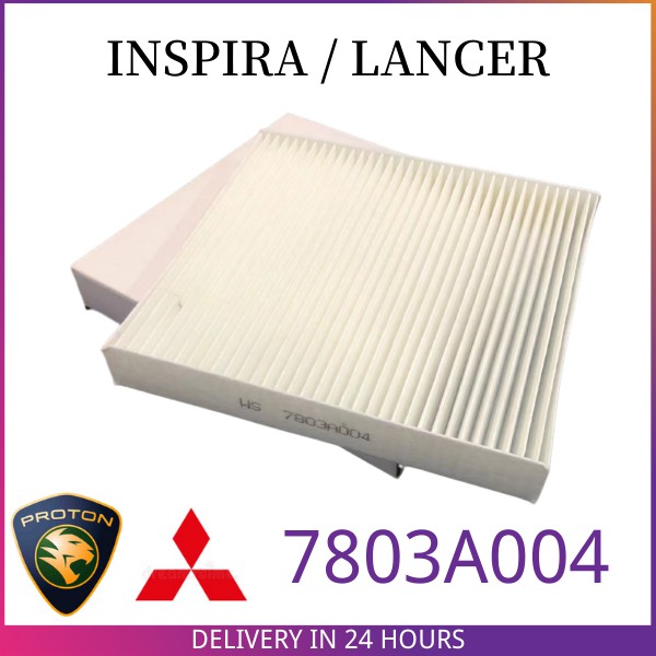 7803A004 CABIN AIRCOND FILTER / กรองอากาศสําหรับ PROTON INSPIRA, MITSUBISHI LANCER