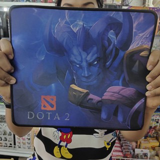 แผ่นรองเมาส์สีฟ้า Mouse pad Dota2 29x25 ซม.