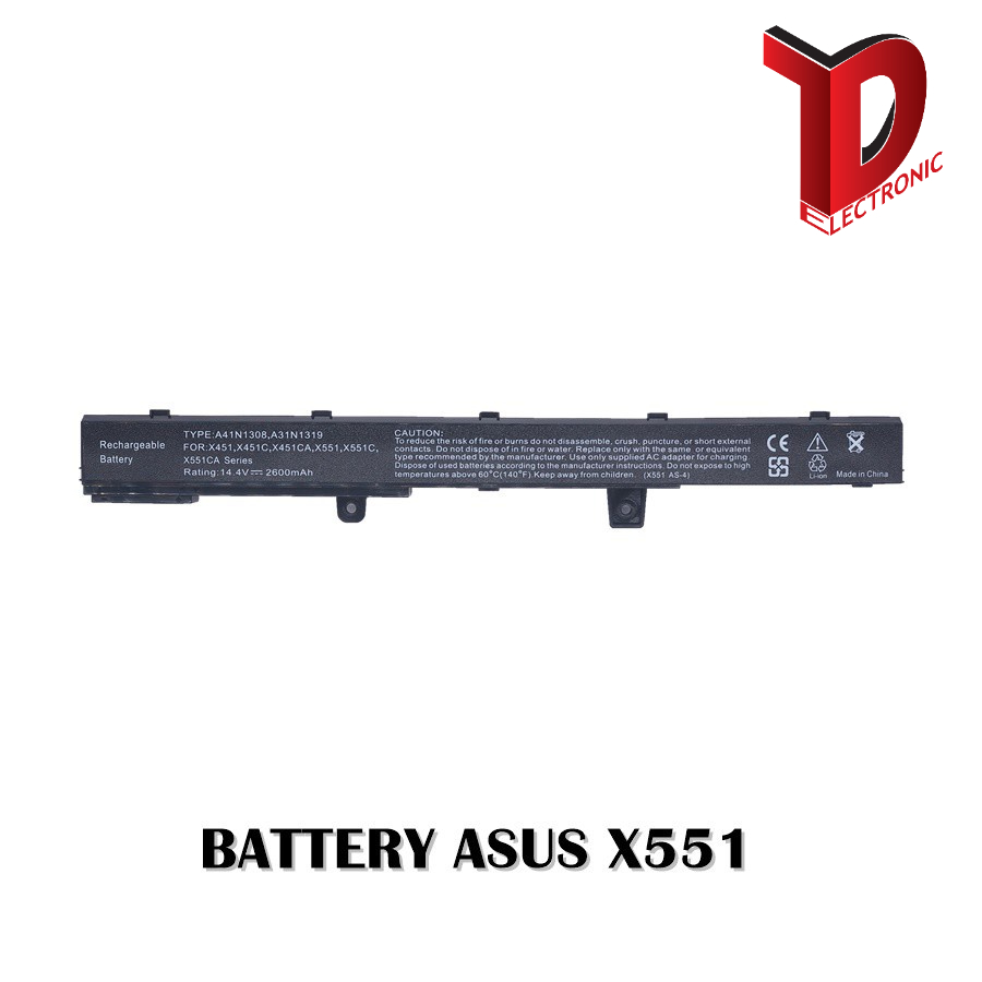 BATTERY ASUS X551 X451 X451C  A41N1308 A31N1319 / แบตเตอรี่โน๊ตบุ๊คเอซุส เทียบ (OEM)