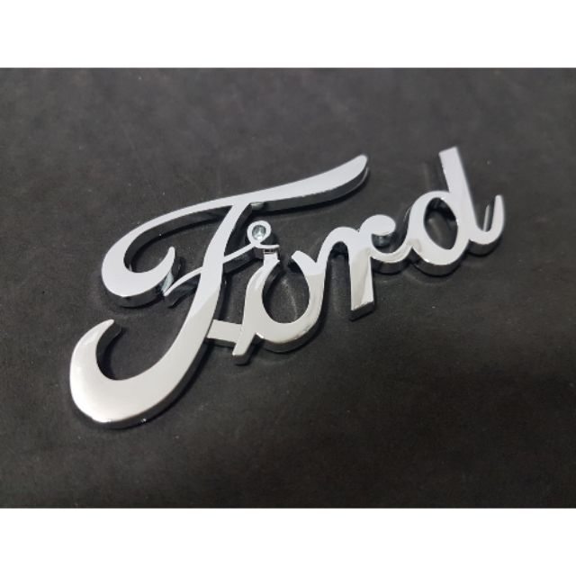 Best saller FORD LOGO 3D โลโก้เดิม แป้นเหยียบกันลื่น logo logoรถ โลโก้รถ ดุมล้อ BENZ