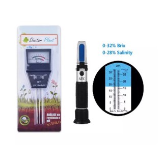 เครื่องวัดค่าpH กรดด่าง วัดค่าปุ๋ยNPK ph meter ความหวานและความเค็ม ของดิน