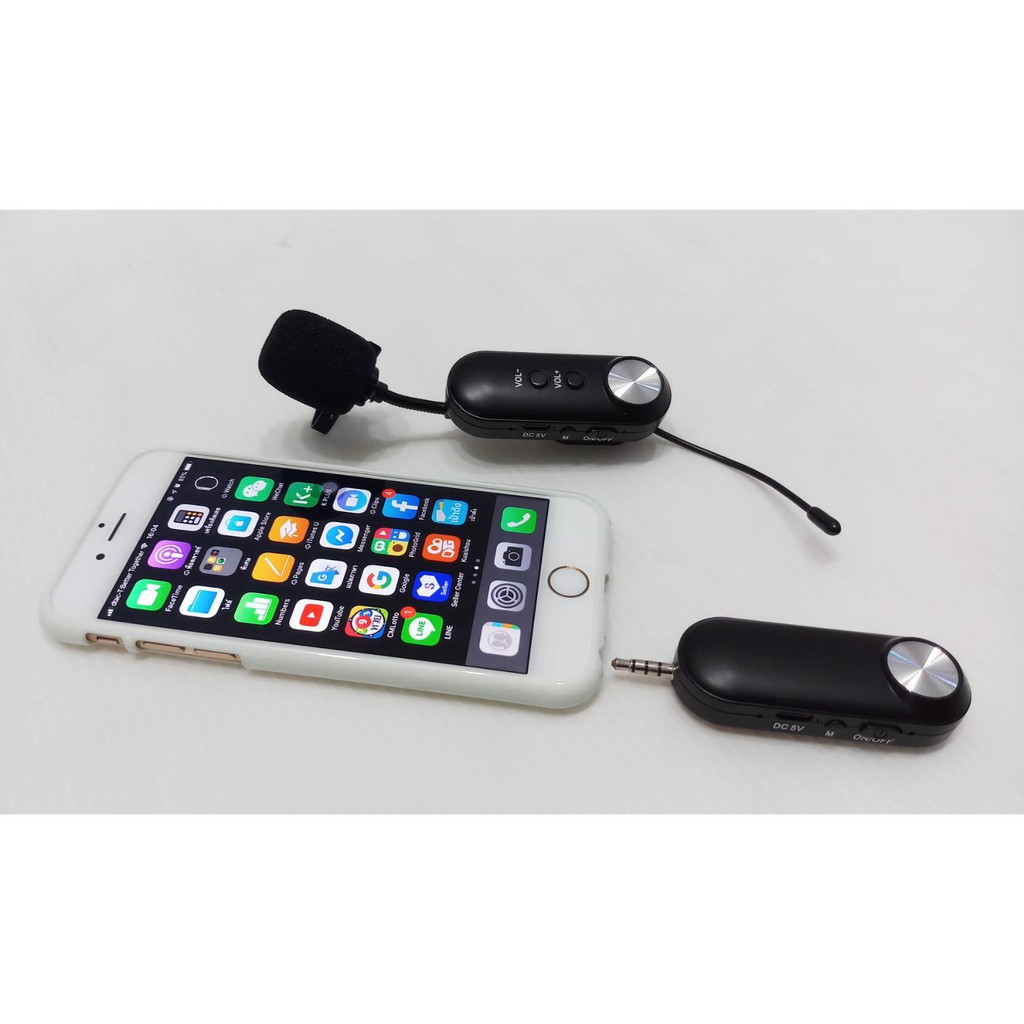 ไมค์ไลฟ์สด  MBV ไมค์หนีบเสื้อไร้สาย ไมค์ไลฟ์สด มือถือ รุ่น T3 wireless microphone for live streaming