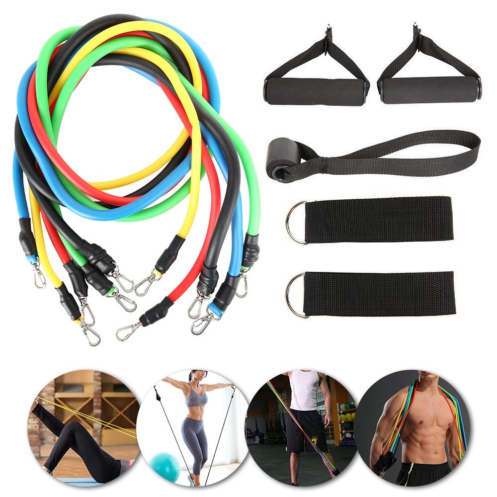 Fitness Pull Rope Durable TPE Stretch Arm Apparatus Yoga Training Bands ...