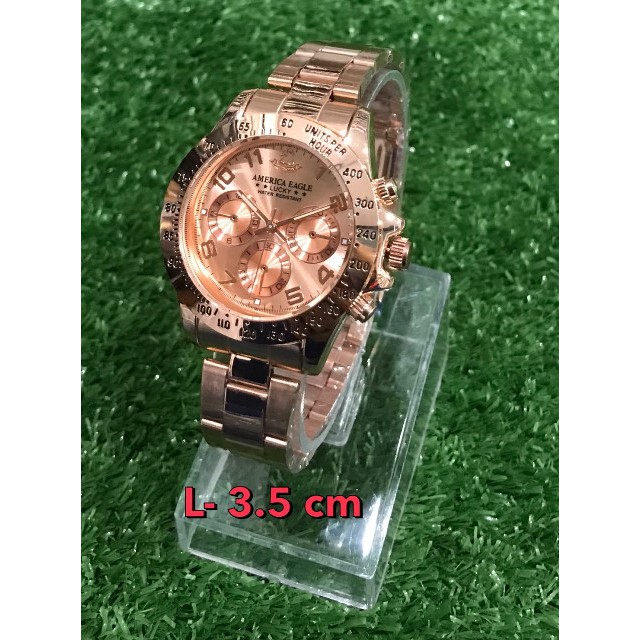 นาฬิกาข้อมือผู้หญิงAmerican Eagle สายโรสโกลด์