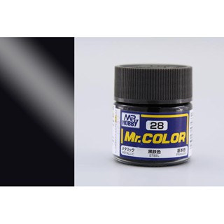 สีสูตรทินเนอร์ Mr.color C28 Steel Metallic 10ml