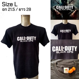 เสื้อยืดมือ 2 ลาย Call of Duty Black OPS