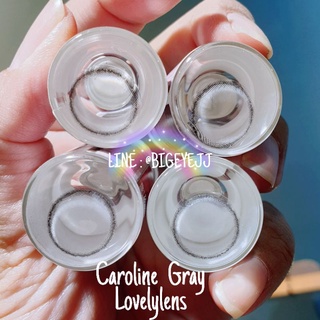 Caroline Gray แบรนด์ Lovelylens คอนแทคเลนส์ สีเทา สวย ธรรมชาติ