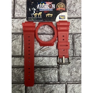 Bnb CUSTOM GA2100 TMJ MERAH + BUCKLE JAPAN + บาร์สปริง 2 ชิ้น สําหรับ GSHOCK