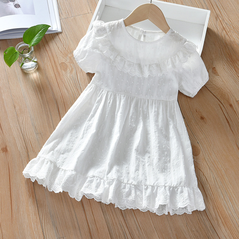 ชุดสีขาวสำหรับเด็กหญิงและเจ้าหญิงวัย miniature 1-10