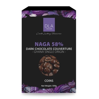 พร้อมส่ง! DLA ดาร์กช็อกโกแลต คูเวอร์เจอร์ 58% 500 กรัม DLA Dark Chocolate Couverture 58% 500g