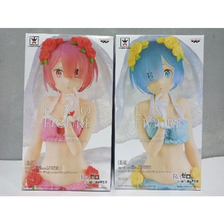 EXQ Re: Zero Rem/Ram Wedding Dress ver. งานคู่ สินค้าแท้นำเข้าจากญี่ปุ่น