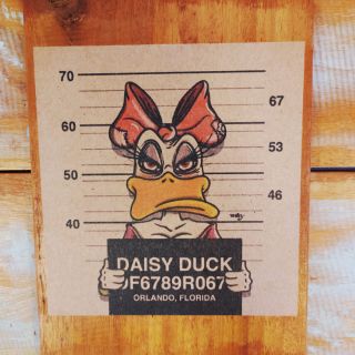 รูป รูปภาพ นักโทษDaisy Duck รูปแนววินเทจ