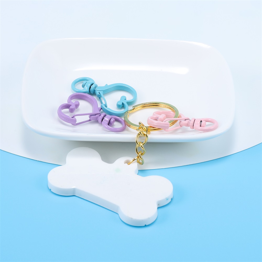 St.kunkka 5Pcs 34mmสีลูกกวาดรูปหัวใจตะขอก้ามปูตะขอสปริงตะขอสำคัญ เครื่องประดับ DIY สร้อยคอและสร้อยข้อมือ — صورة 6