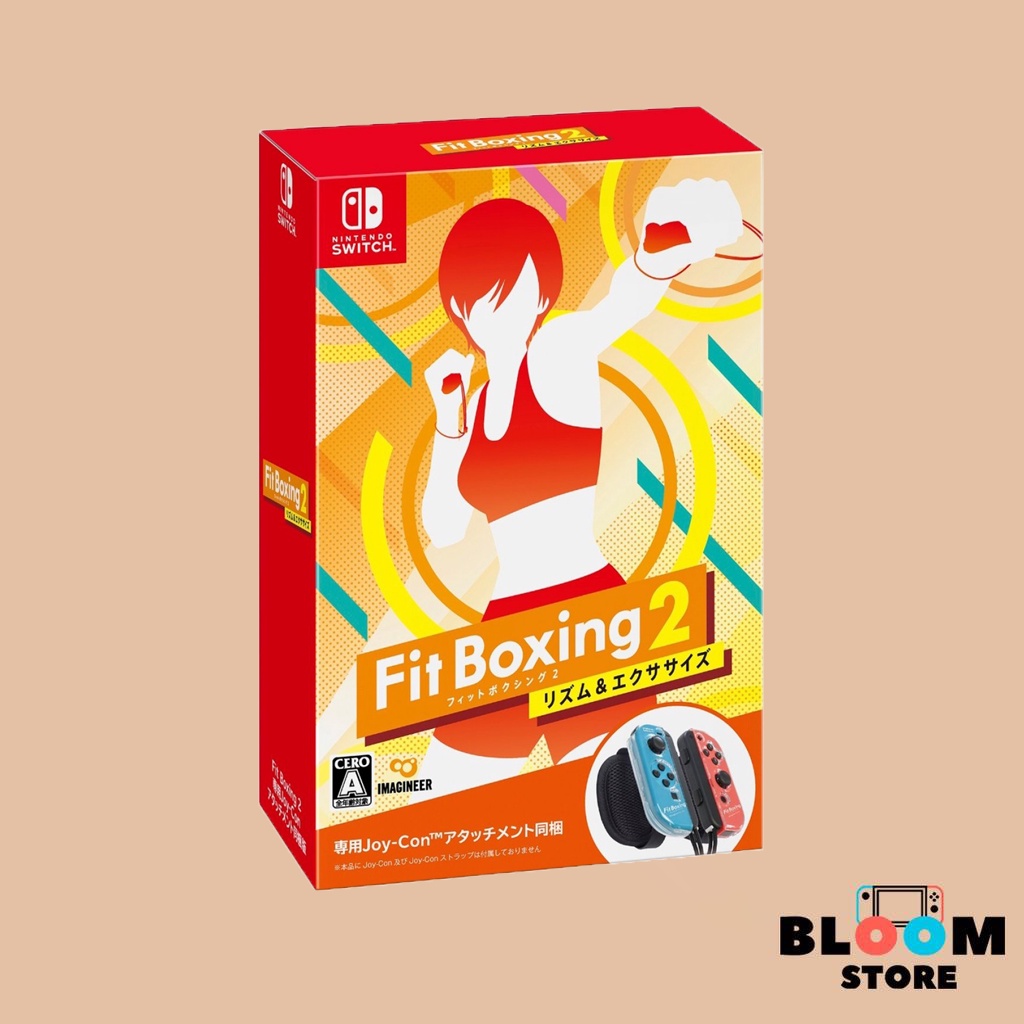 Nintendo Switch : FIT BOXING 2 + Joy-con ATTACHMENT BUNDLE (JP/ENG) Fitness Boxing 2