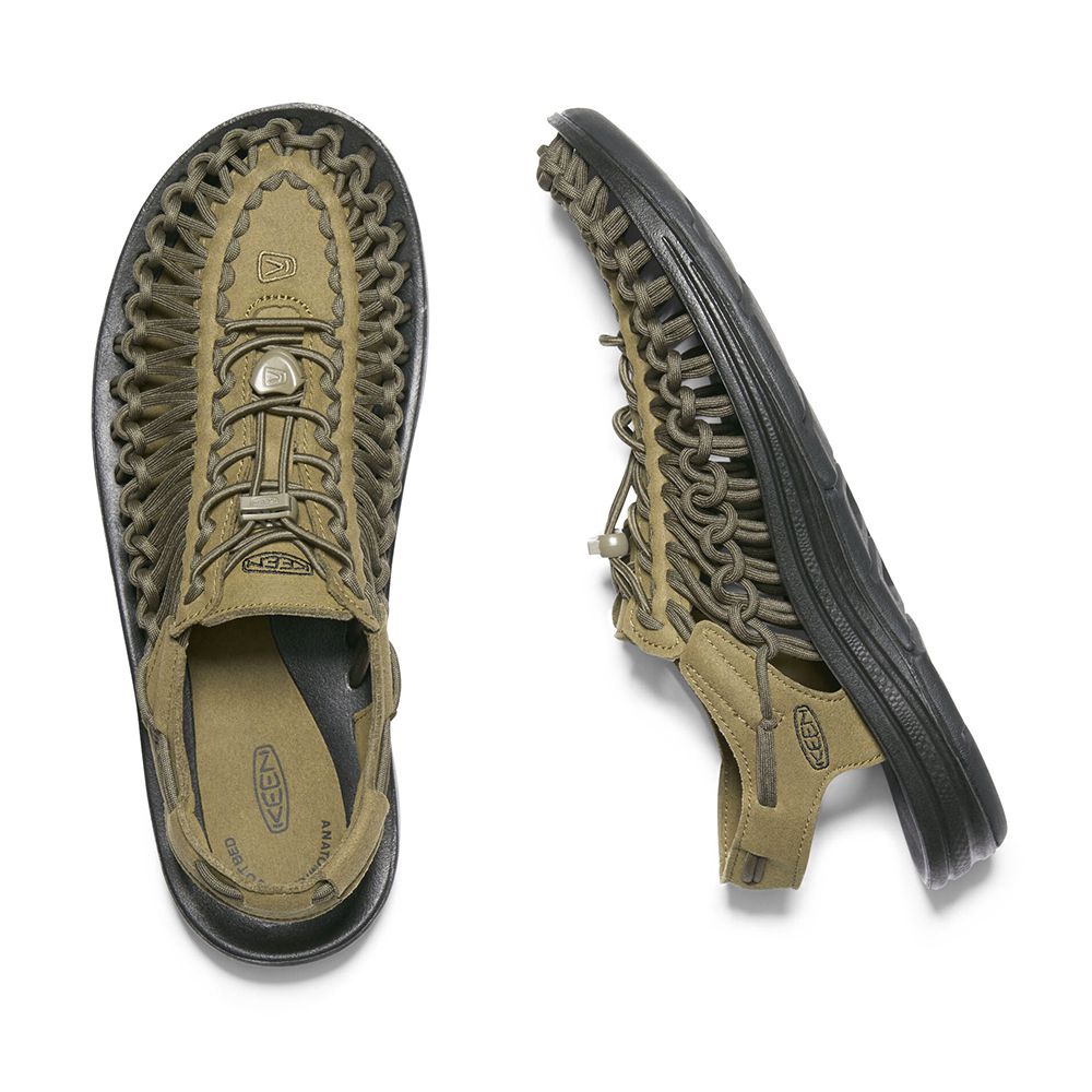 [ลด30% เก็บโค้ด 2509FASHDD] KEEN Men Uneek - Olive/Black รองเท้า คีน แท้ รุ่นฮิต ผู้ชาย