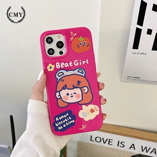 Iphone case orange girl for tpu Phone Case For iPhone 11 Pro Max X Xr Xs Max 7 8 Plus Se 2020 12 pro max 12 mini