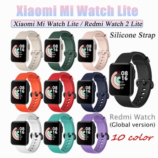 สําหรับ Xiaomi Mi Watch Lite / Redmi Watch 2 Lite สายเปลี่ยน Mi Global Version สายนาฬิกาสมาร์ทวอทช์