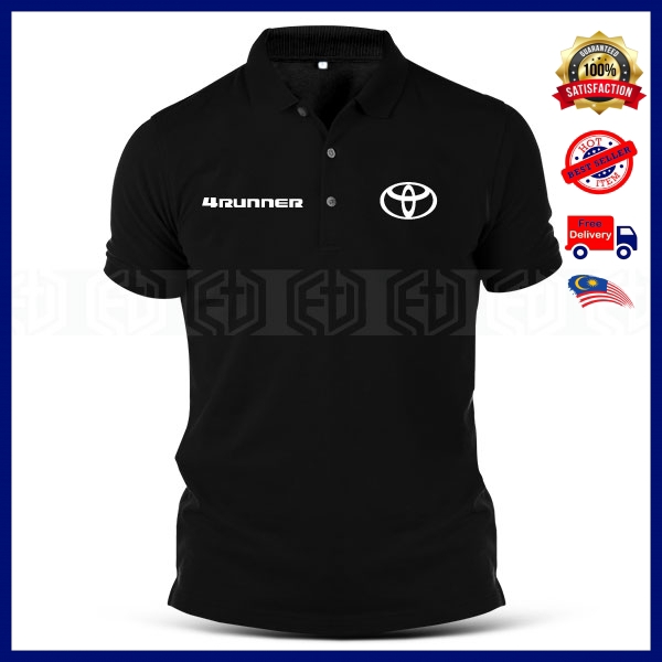 เย็บปักถักร้อย Toyota 4Runner TRD 4WD Off Road เสื้อยืดเสื้อ Racing Motorsport Polo T เสื้อ Baju ผ้า
