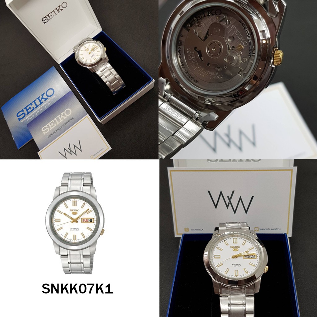 ¤▣ของแท้ นาฬิกาข้อมือ ผู้ชาย Seiko Sport 5 Automatic สายสแตนเลส พร้อมกล่อง [1]