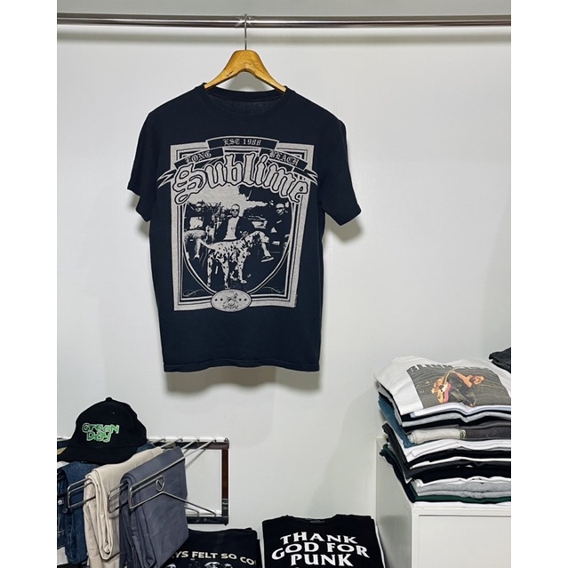 คำแนะนำยอดนิยม เสื้อยืดผ้าฝ้าย เสื้อวงมือสอง VINTAGE 2010 SUBLIME Size M มือ2